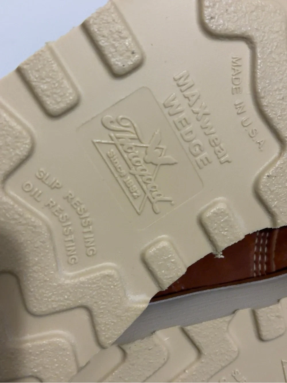 Thorogood 804-4200 6” Moc Toe Steel Toe Work Boots Safety Brown USA 13 EE NWOB